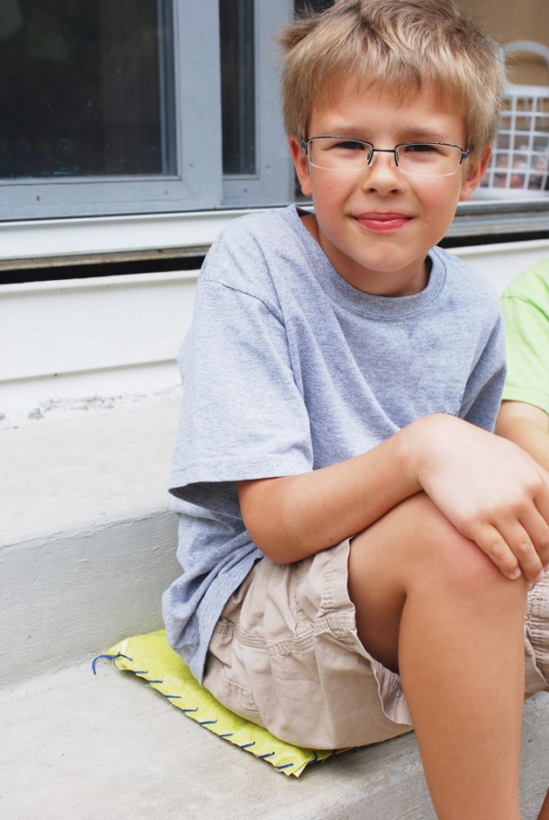 How to Make a Seat Cushion for the Big Game Handmade Charlotte