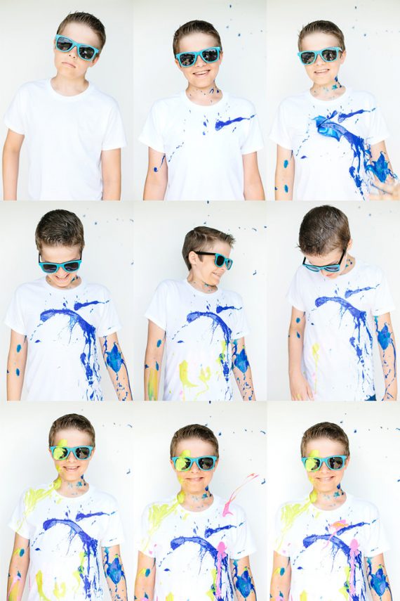 How to Throw a Paint Party Photoshoot for your Family Handmade Charlotte
