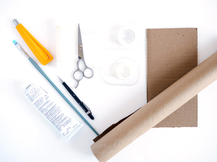 Kids Room Storage - DIY Recycled Cardboard Car Storage Box