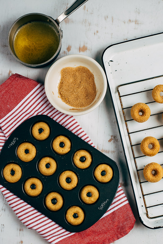 Baked Apple Cider Mini Donuts Handmade Charlotte