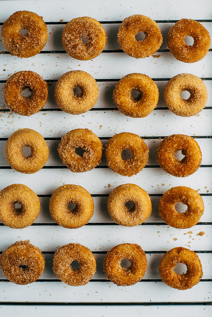 Baked Apple Cider Mini Donuts Handmade Charlotte