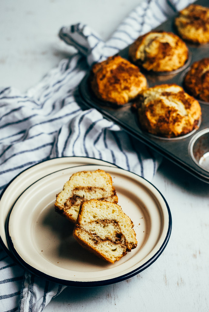 Simply Scrumptious Cinnamon Swirl Muffins | Handmade Charlotte