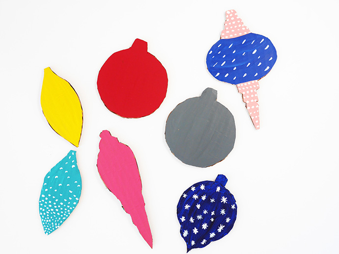 DIY Cardboard Ornaments