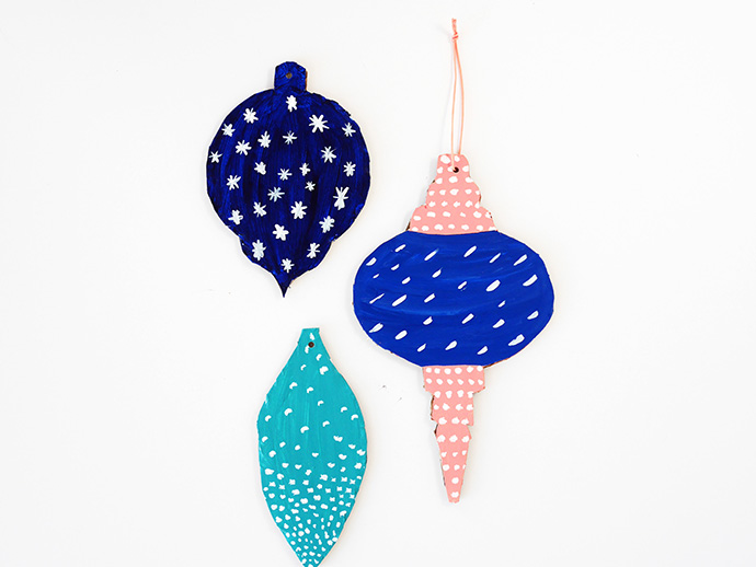 DIY Cardboard Ornaments