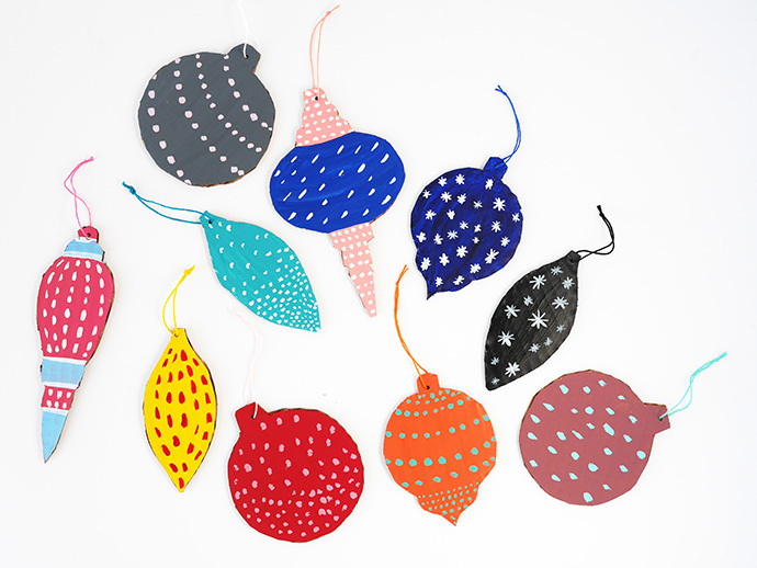 DIY Cardboard Ornaments