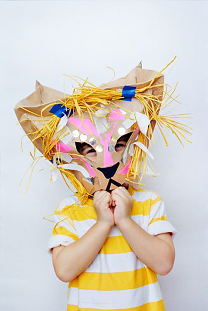 DIY Lion Carnival Mask for Kids