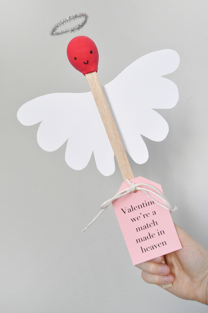 Giant Matchstick Valentine | Handmade Charlotte