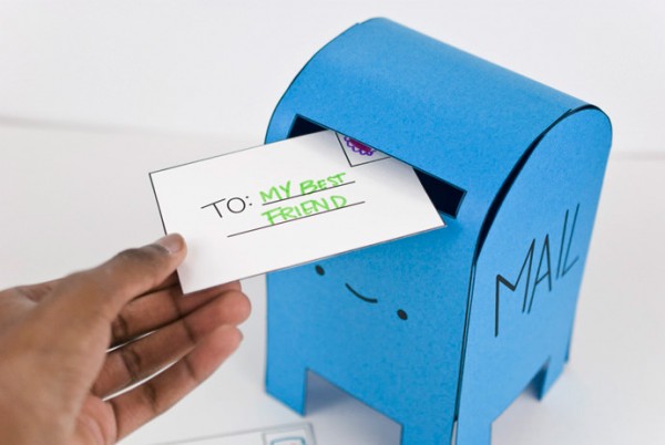 Pretend Play with a Printable Happy Mail Box | Handmade Charlotte
