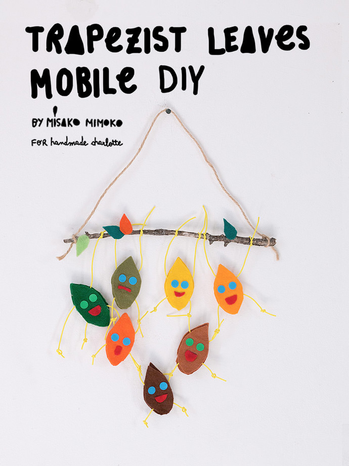 DIY Trapeze Leaves Mobile