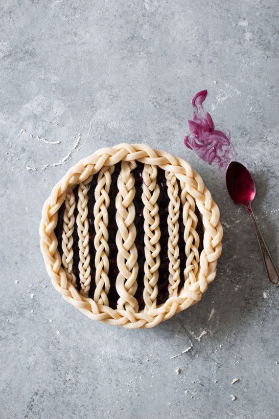 braided pie crust designs