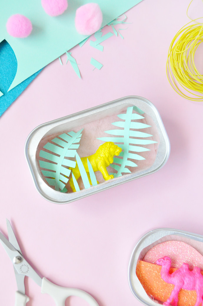 DIY Sardine Can Dioramas