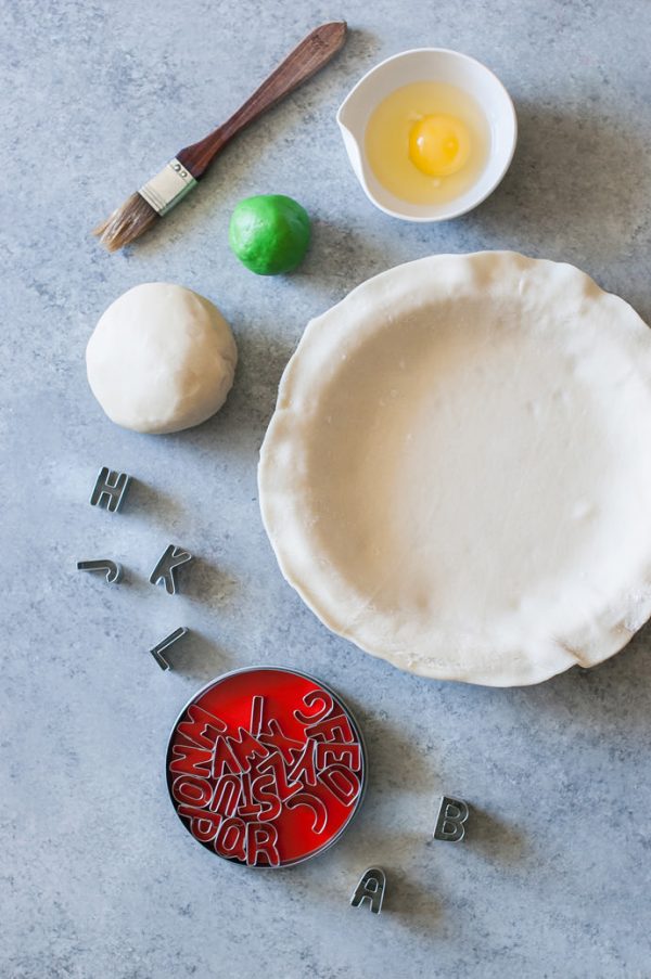 Alphabet Pie Crust Tutorial Handmade Charlotte