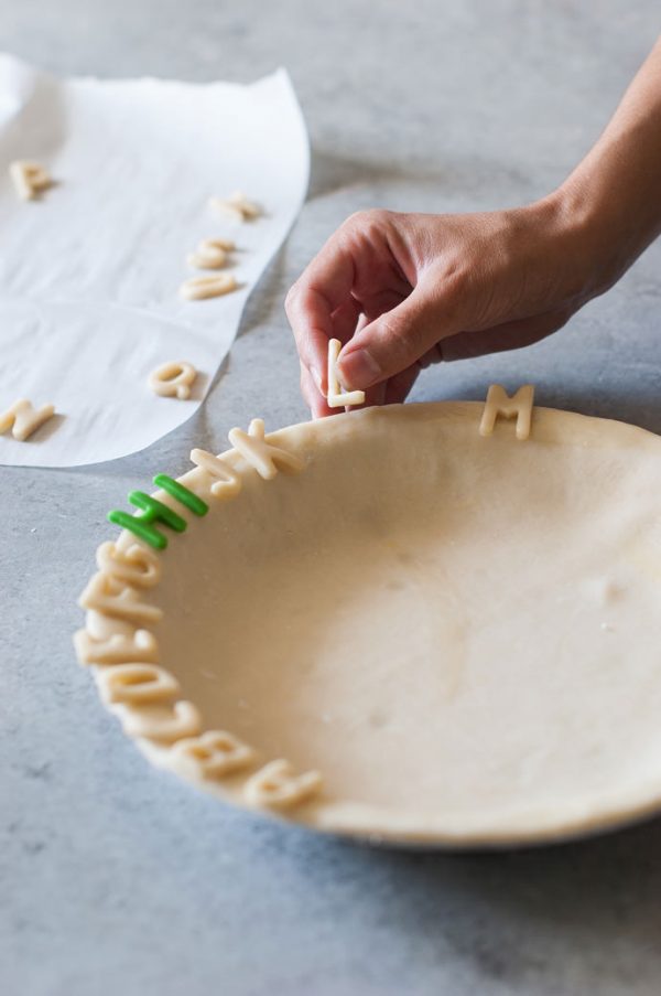 Alphabet Pie Crust Tutorial Handmade Charlotte