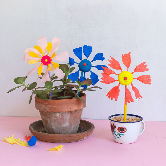 DIY Color Sorting Spring Flower Activity