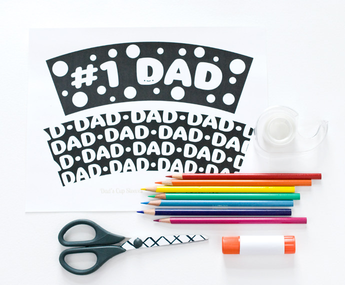 Father's Day Printable Coffee Sleeves