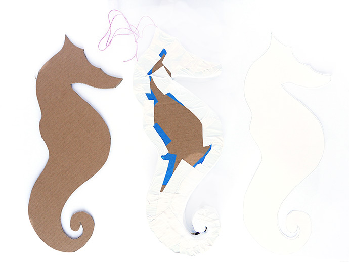 DIY Seahorse Pinata - Perfect for a kid's party!