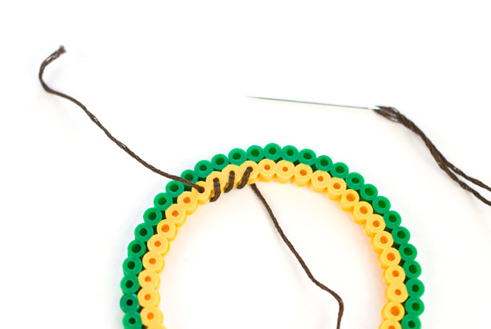 DIY Perler Bead Fruit Bracelets