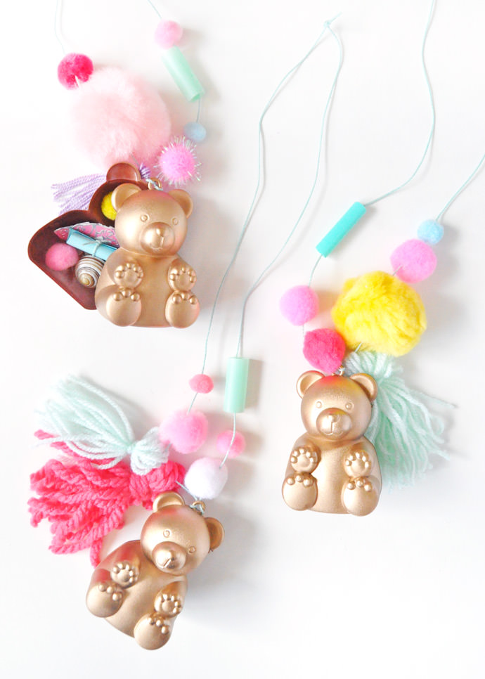 teddy bear locket