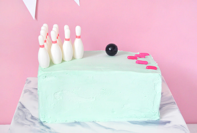 Bowling Alley Cake
