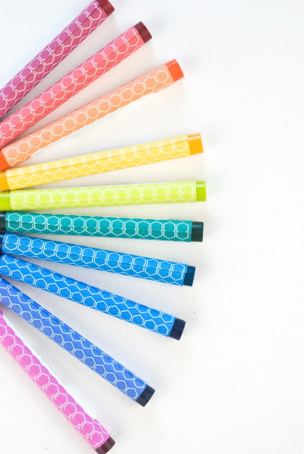 Printable Custom Crayon Wrappers Handmade Charlotte