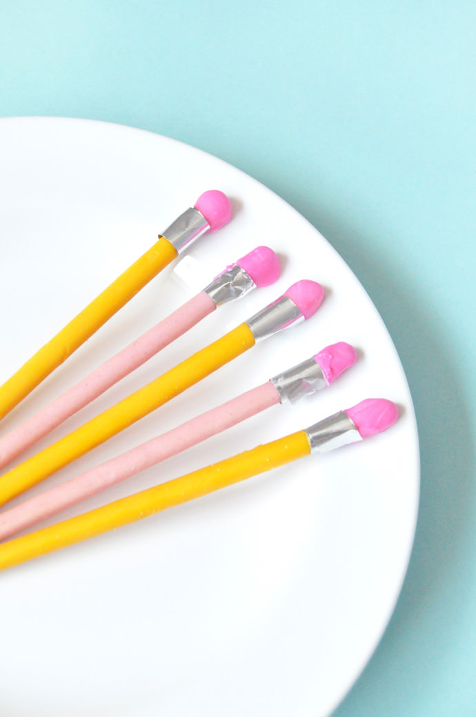 DIY Back-to-School Pocky Pencils