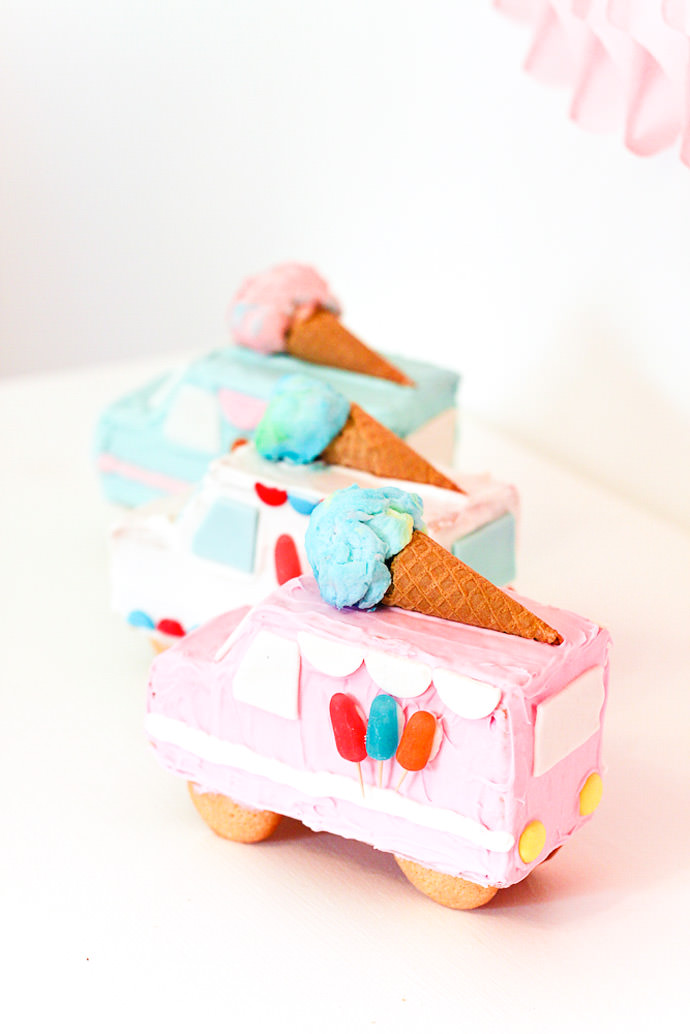 Gingerbread Ice Cream Trucks