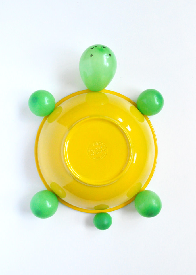 DIY Balloon Turtle Toys