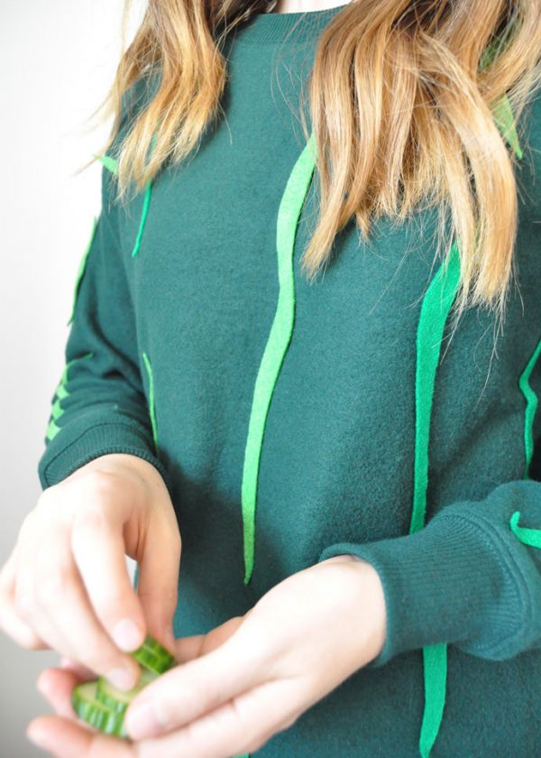 DIY Cool Cucumber Halloween Costume Handmade Charlotte