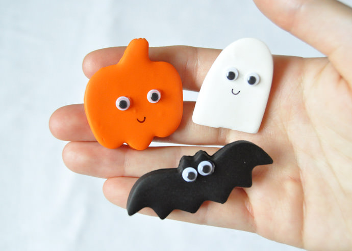 DIY Clay Halloween Pins