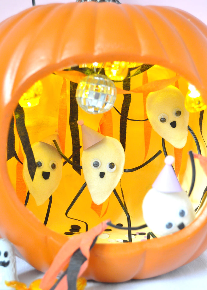 DIY Pumpkin Seed Party Diorama