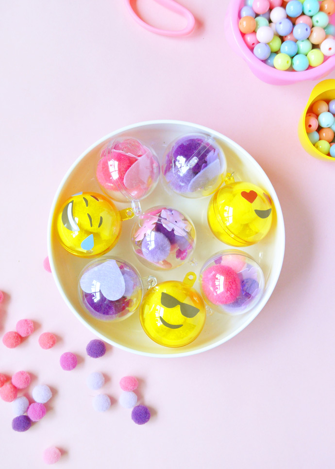 DIY Emoji Bubble Necklaces