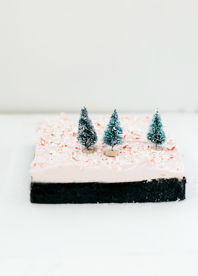 Post-Christmas Candy Cane Snack Cake Recipe