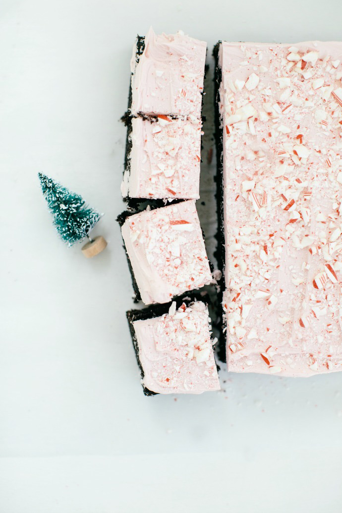 Post-Christmas Candy Cane Snack Cake Recipe