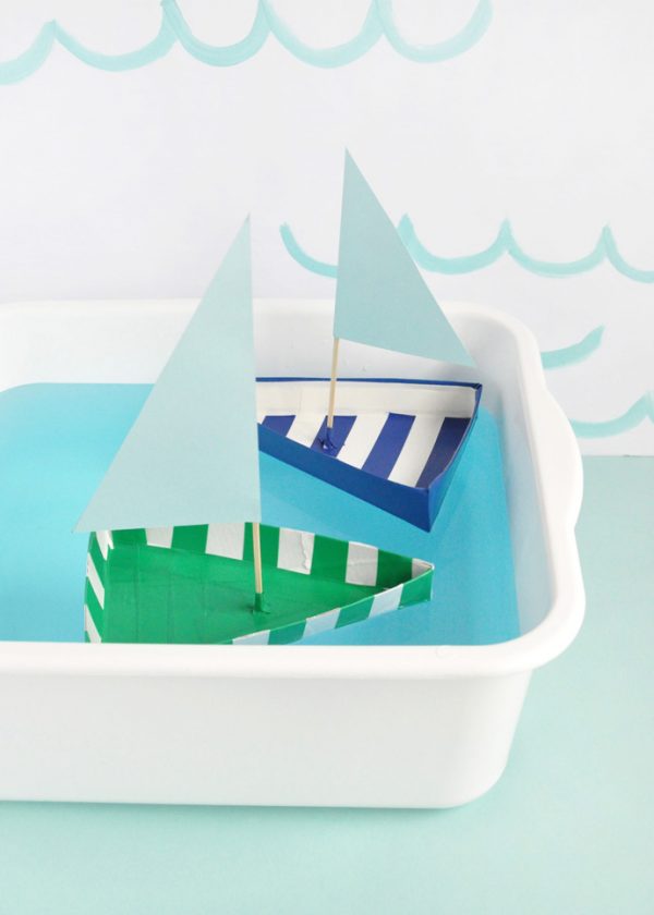 how to make a sailboat out of recycled materials