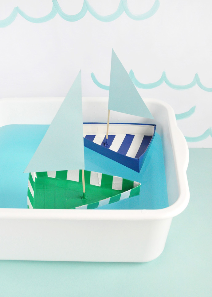 DIY Recycled Boats