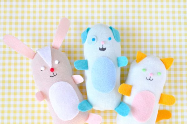 sock stuffed animals no sew