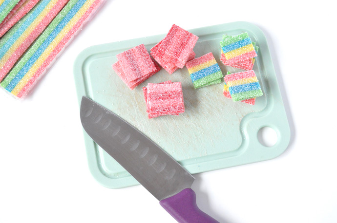 Rainbow Fudge Checkers