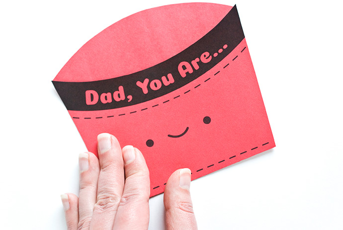 Father's Day Fry Box