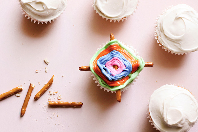 God's Eye Cupcakes