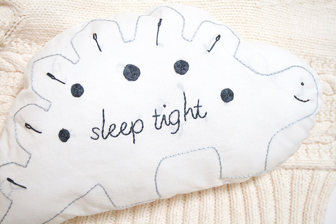 Embroidered Dinosaur Soft Toy