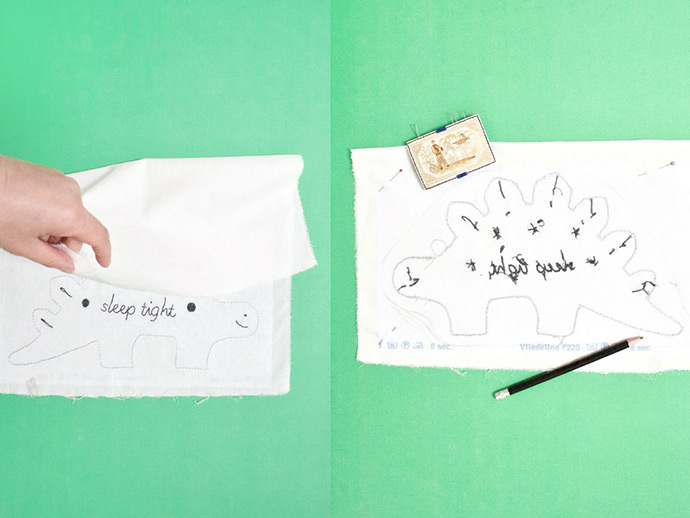 Embroidered Dinosaur Soft Toy
