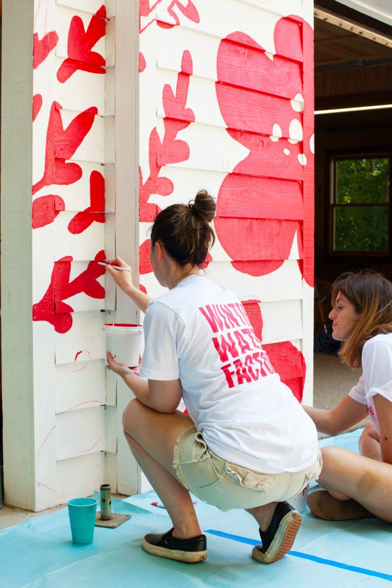 How to Paint a Gigantic Mural Handmade Charlotte
