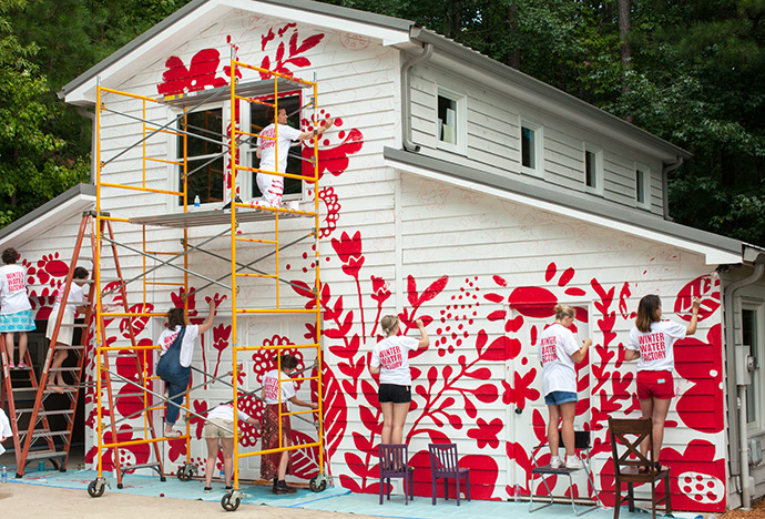 How to Paint a Gigantic Mural