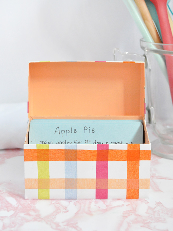 Mod Podge Recipe Box | Handmade Charlotte