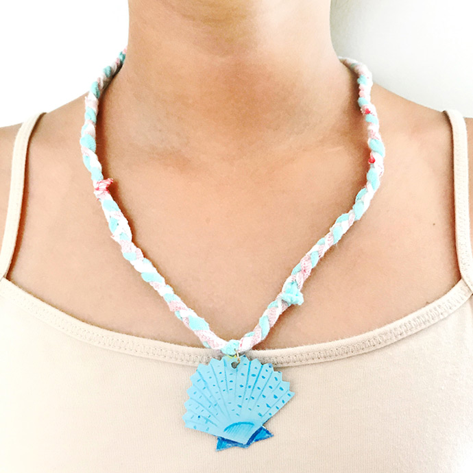 Upcycled Under the Sea Charm Necklace