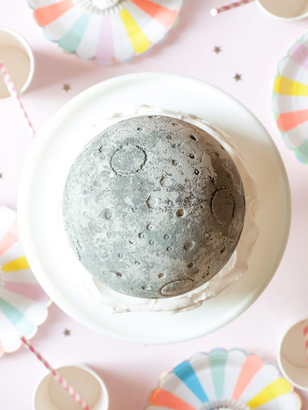 DIY Moon Cake Topper Handmade Charlotte