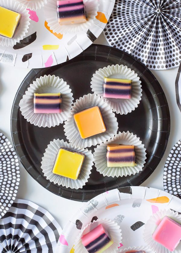 Licorice Allsorts Gelatin Squares Handmade Charlotte