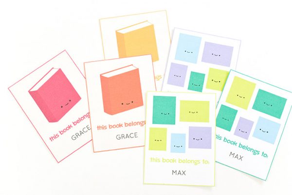 Printable Bookplates for Kids | Handmade Charlotte