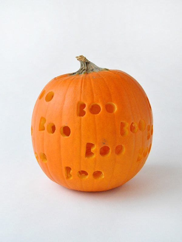 DIY Spooky Drilled Pumpkins | Handmade Charlotte
