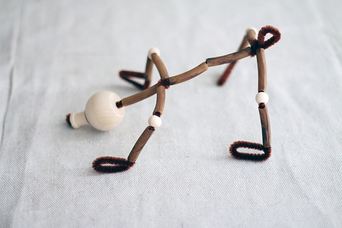 DIY Pasta Puppet: Reindeer | Handmade Charlotte